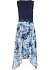 Abito in chiffon con pizzo fine, bonprix