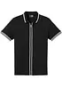 Polo in piquet di puro cotone con cerniera, bonprix