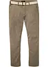 Pantaloni chino comodi in vita con cintura regular fit, straight, bonprix