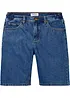 Bermuda in jeans con inserti elasticizzati ai lati, classic fit, bonprix