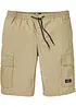 Bermuda cargo con elastico in vita, regular fit, bonprix