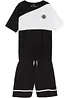 T-shirt e pantaloni corti in cotone biologico (set 2 pezzi), bonprix