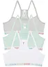 Reggiseno bustier con cotone morbido (pacco da 3), bonprix