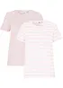 T-shirt con scollo rotondo in cotone (pacco da 2), bonprix