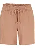 Shorts paper bag in misto lino, bonprix
