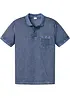 Polo a maniche corte in look lavato, bonprix