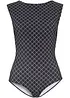Costume intero con scollatura alta, bonprix