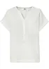 Blusa a maniche corte in mussola, bonprix