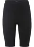 Pantaloncini in jersey a costine, vita alta, bonprix