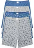 Boxer da donna aderenti lunghi a vita alta con cotone biologico (pacco da 4), bonprix