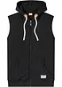 Gilet in felpa con cappuccio in misto cotone morbido, bonprix