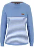 Maglia a maniche lunghe a righe in cotone biologico, bonprix