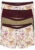 Boxer aderenti da donna con cotone biologico (pacco da 4), bonprix