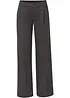 Pantaloni con gambe larghe in misto lana, bonprix