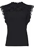 Maglia con inserto in pizzo, bonprix