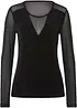 Maglia a maniche lunghe in mesh, bonprix