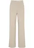 Pantaloni elasticizzati pied-de-poule, wide leg, bonprix