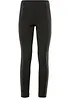 Leggings con inserti in similpelle, bonprix