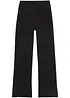 Pantaloni svasati  con spacchi in misto cotone biologico, bonprix
