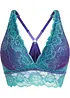 Reggiseno a bustier con pizzo delicato dai colori sfumati, bonprix