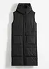 Gilet trapuntato imbottito in poliestere riciclato con cappuccio staccabile, bonprix