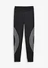 Leggings termici cropped con dettagli riflettenti, bonprix