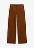Pantaloni di velluto a coste in cotone biologico elasticizzato, bonprix