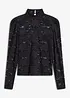 Maglia aderente in pizzo a maniche lunghe, bonprix