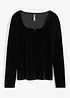 Maglia in velluto morbido, bonprix