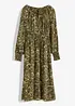 Abito midi in fantasia animalier, RAINBOW