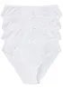 Slip con pizzo (pacco da 4), bonprix