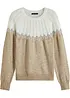 Maglione traforato, bonprix