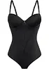 Body con perizoma, ferretto e materiale lucido, BODYFLIRT
