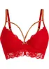Reggiseno con coppe preformate, ferretto e poliammide riciclata, bonprix