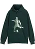Felpa con cappuccio in misto cotone morbido, bonprix