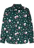 Camicia a maniche lunghe natalizia in puro cotone, slim fit, bonprix