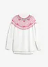 Maglione norvegese con spacchi ai lati, bonprix