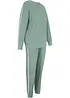 Tuta sportiva in puro cotone (set 2 pezzi), bonprix