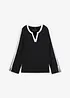 Maglia a maniche lunghe con spacchi, bonprix