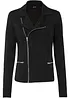 Giacca stile biker in misto viscosa, bonprix