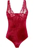 Body ouvert in velluto, bonprix