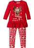 Maglia a maniche lunghe e leggings in puro cotone biologico (set 2 pezzi), bonprix