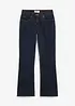 Jeans bootcut elasticizzati, vita alta, bonprix