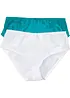 Slip alto con pizzo (pacco da 2), bonprix
