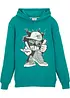 Felpa con cappuccio in misto cotone morbido, bonprix