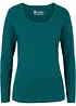 Maglia elasticizzata aderente a maniche  lunghe, bonprix