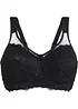 Reggiseno contenitivo senza ferretto con spalline imbottite, bonprix