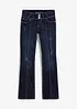 Jeans bootcut elasticizzati, vita media, bonprix