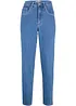Mom jeans elasticizzati, a vita alta, bonprix