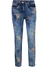 Jeans slim fit con ricami floreali, bonprix